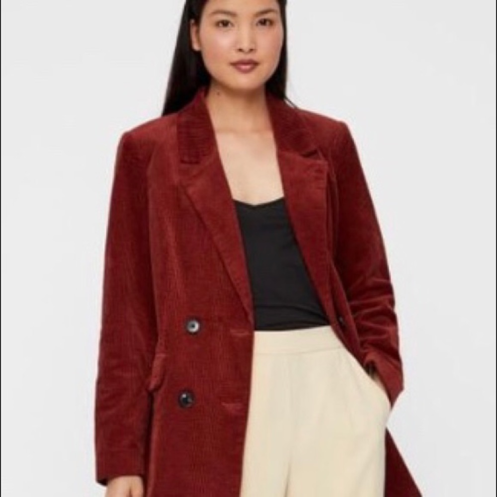 Maroon Corduroy Blazer 🏷